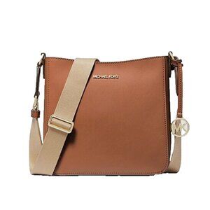 New Michael Kors Jet Set Travel Small Messenger Bag Faux Leather Luggage